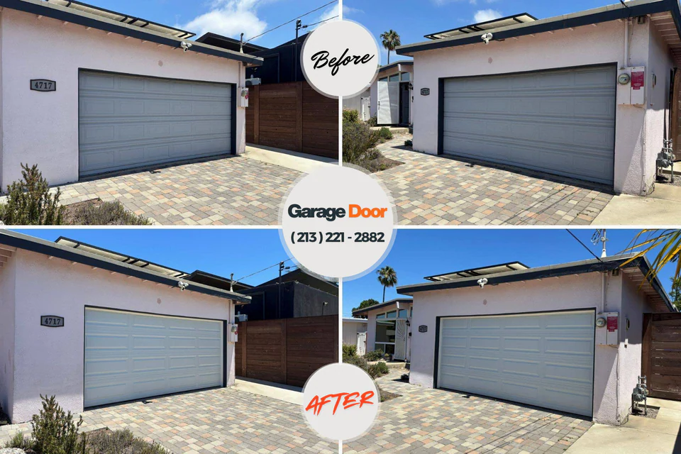 Before and after: Garage Door Installation & Replacement Warsaw, MO